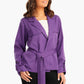 Voile Chic Jacket with Tie-Belt