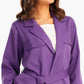 Voile Chic Jacket with Tie-Belt