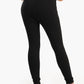 Black Leggings with Front Buttons