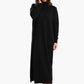 Ribbed High Neck Wool Dress