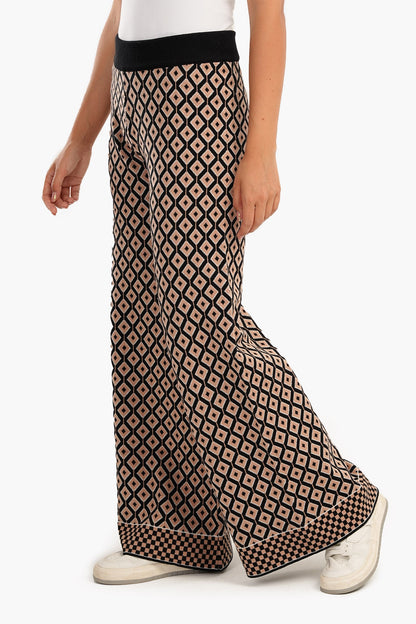 بنطلون محبوك بنمط أرجيل