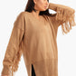 High Low Pullover With Fringes