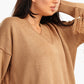 High Low Pullover With Fringes