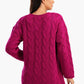 Cable Knitted Round Neck Pullover