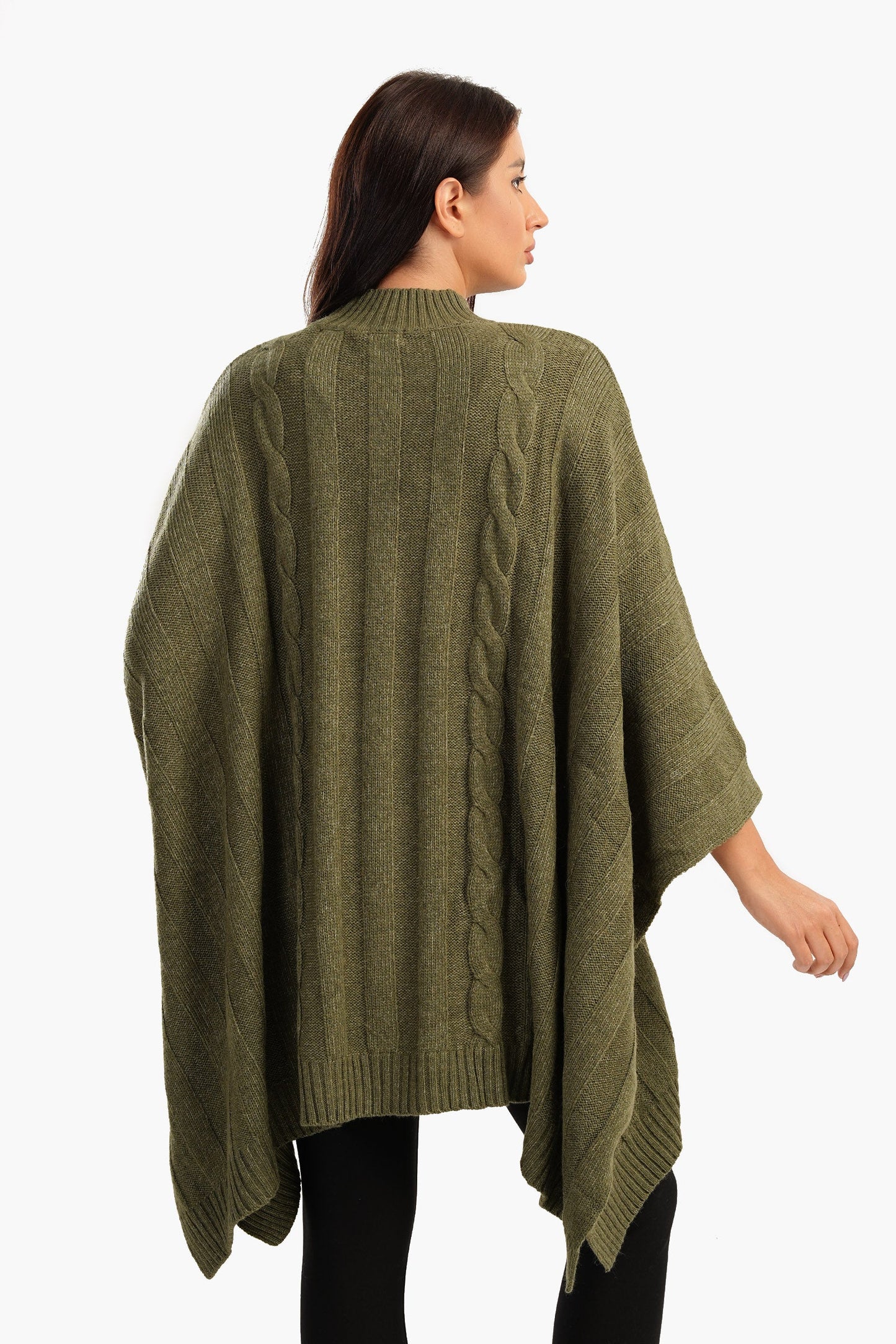 Carina Slip-On High Neck Poncho