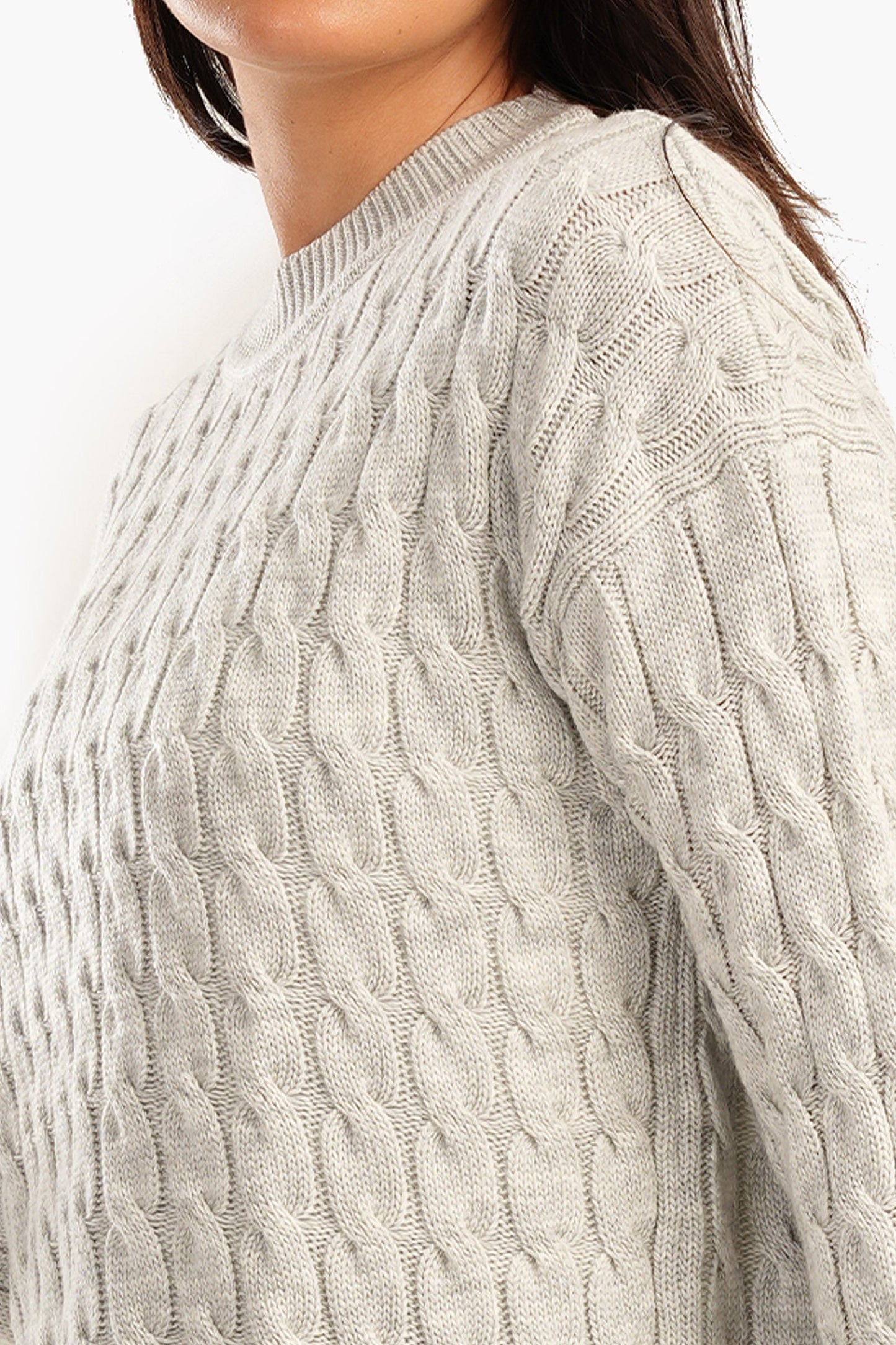 Carina Knitted Pullover with Slits