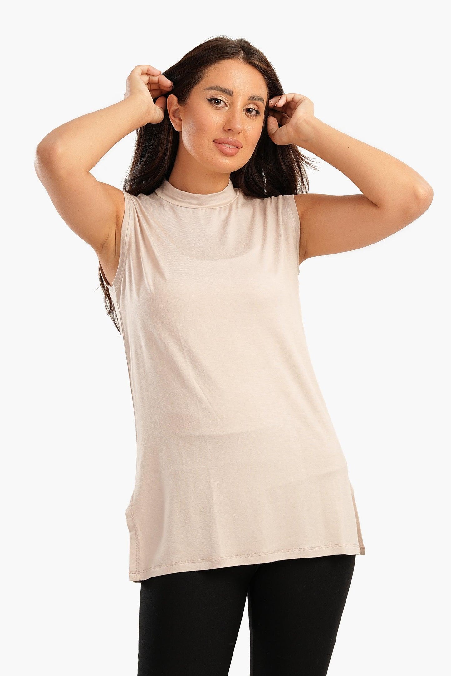 بلوزة فيسكوز بيج بقصّة عادية