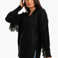 High Low Pullover With Fringes