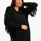 High Low Pullover With Fringes