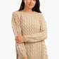 Carina Knitted Pullover with Slits