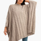 Carina Slip-On High Neck Poncho