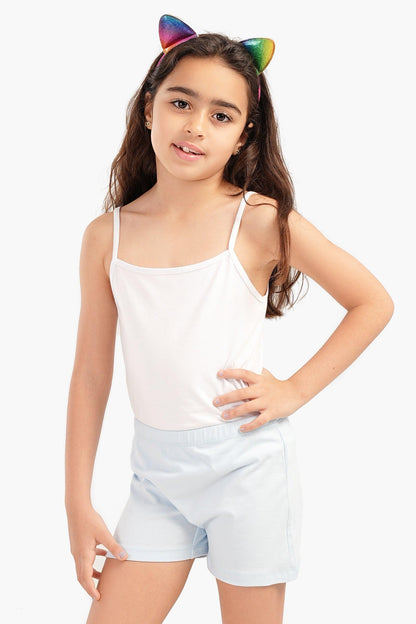 مجموعة من 3 شورتات قصيرة سادة للبنات