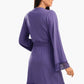 Carina Viscose Robe with Lace Details