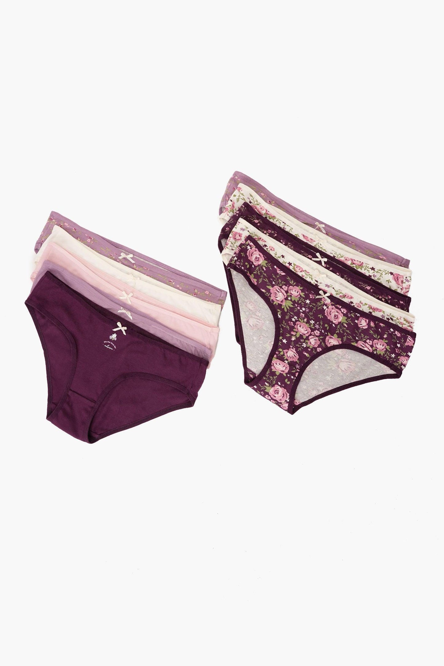 Pack of 10 Colored Bikini Panties