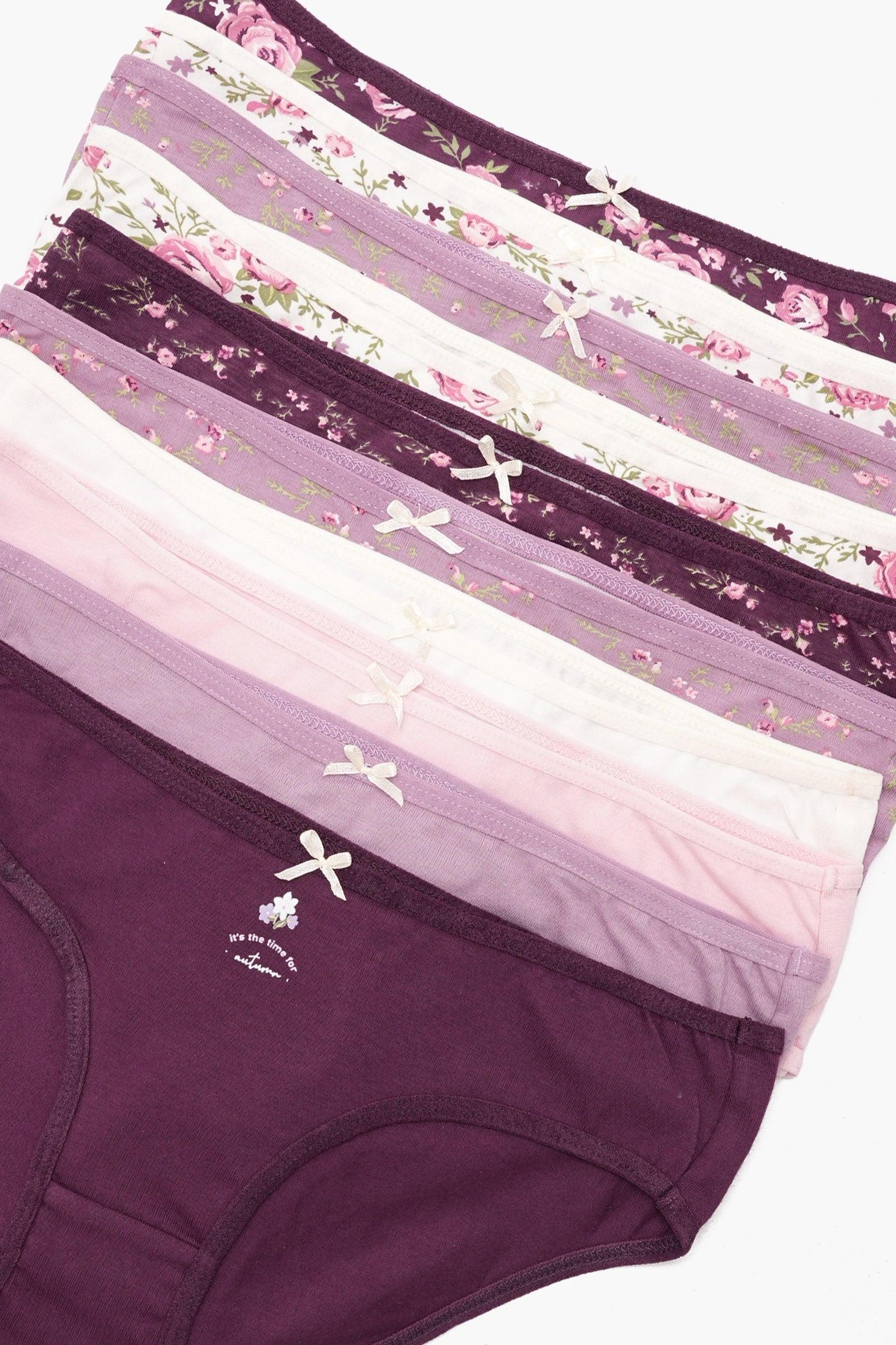 Pack of 10 Colored Bikini Panties
