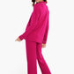 Viscose Contrast Piping Pyjama Set