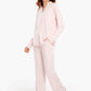 Viscose Contrast Piping Pyjama Set