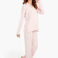 Viscose Contrast Piping Pyjama Set