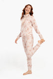 Velvet All Over Print Pyjama Set