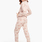 Velvet All Over Print Pyjama Set