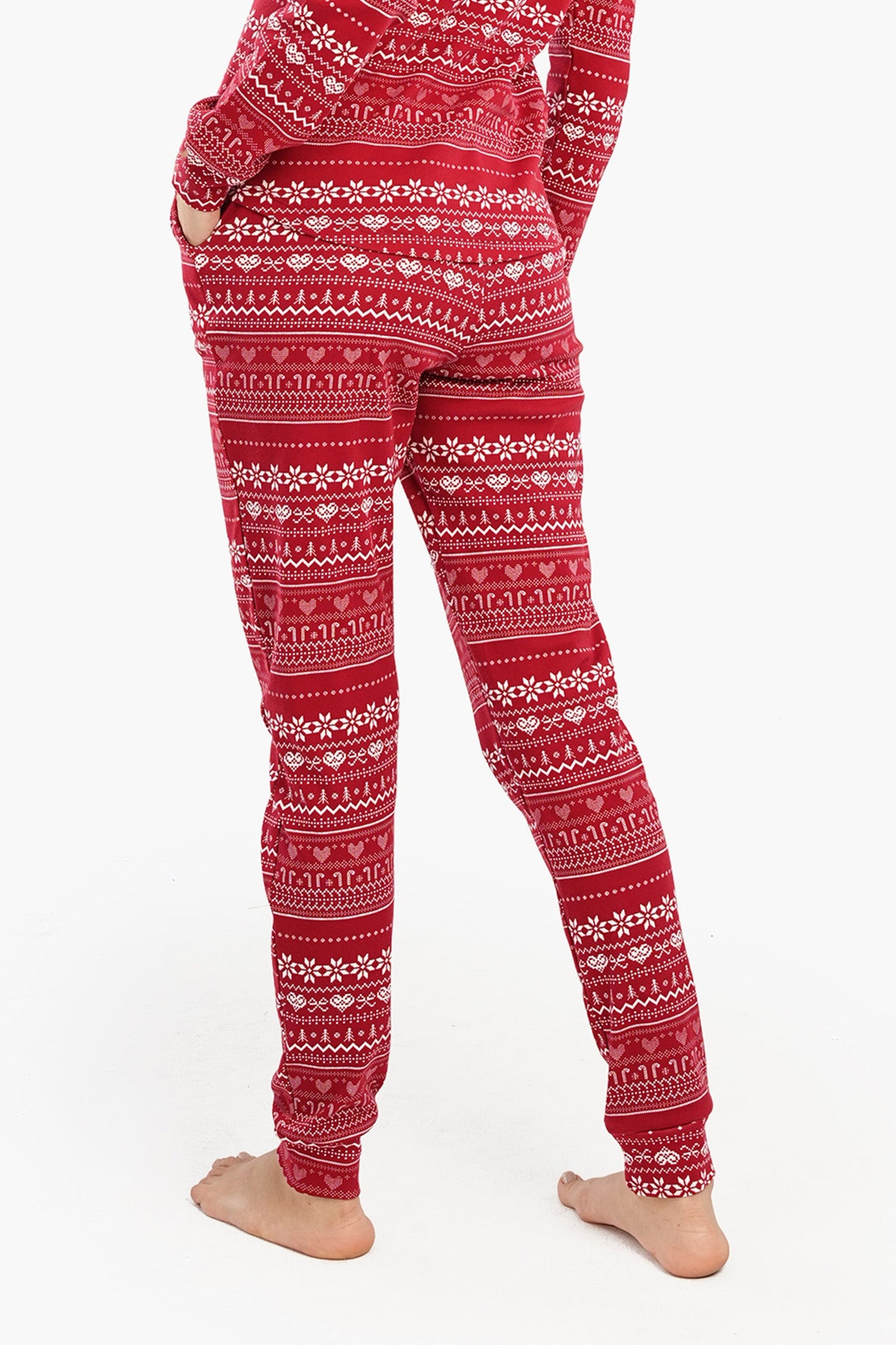 Christmas-Themed Slim Fit Pyjama Pants