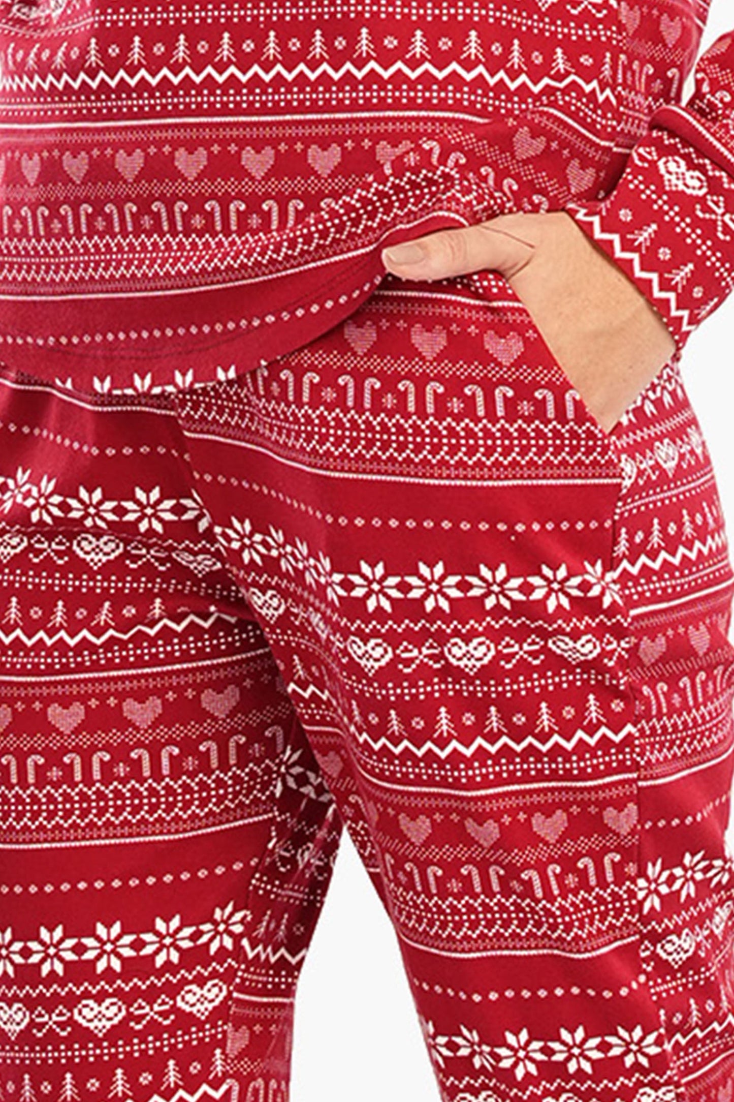 Christmas-Themed Slim Fit Pyjama Pants