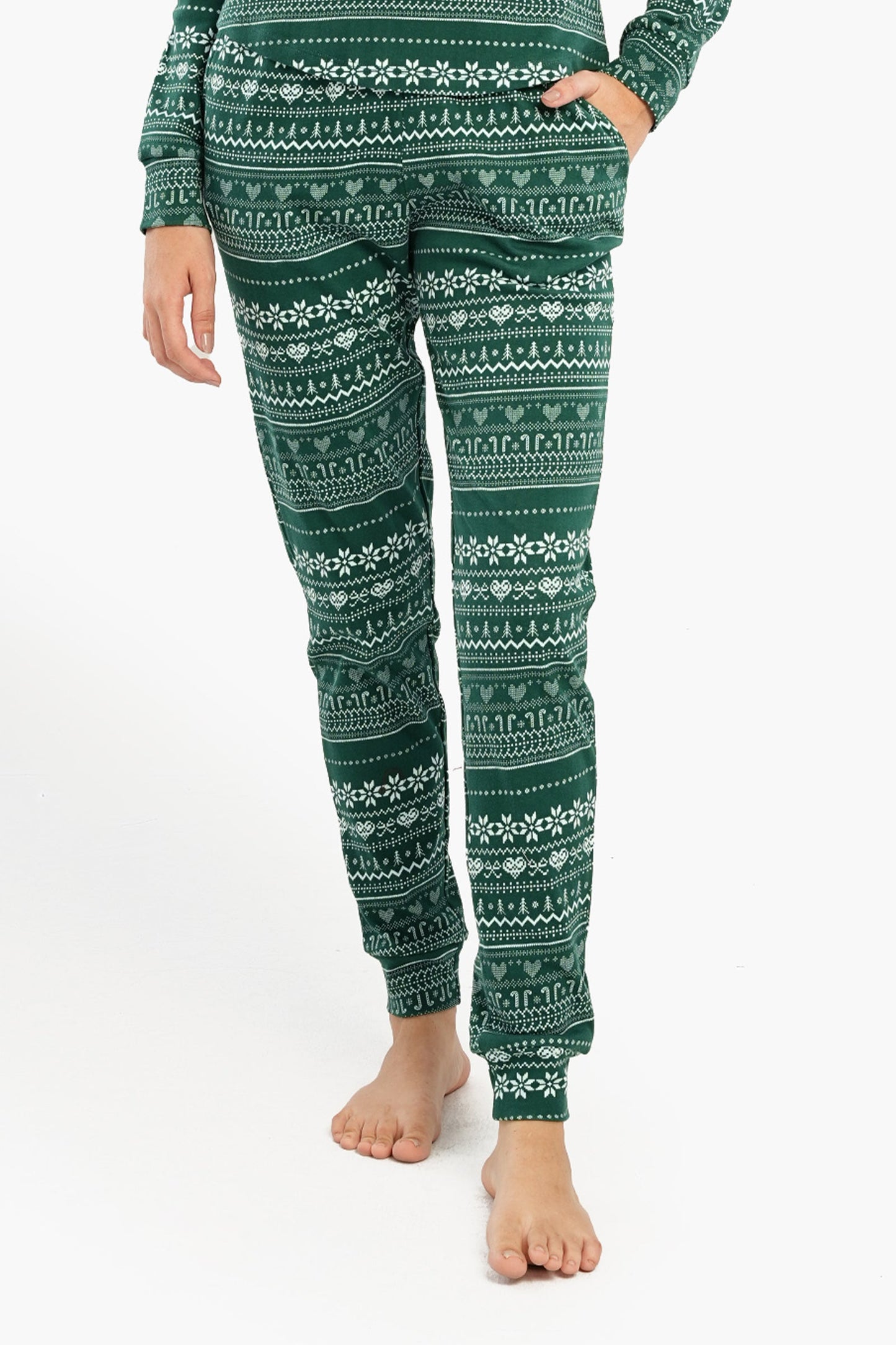 Christmas-Themed Slim Fit Pyjama Pants