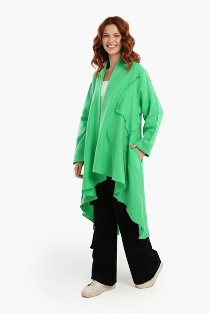 كارديجان صيفي بحاشية مكشكشة