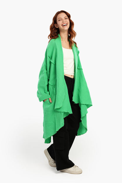 كارديجان صيفي بحاشية مكشكشة