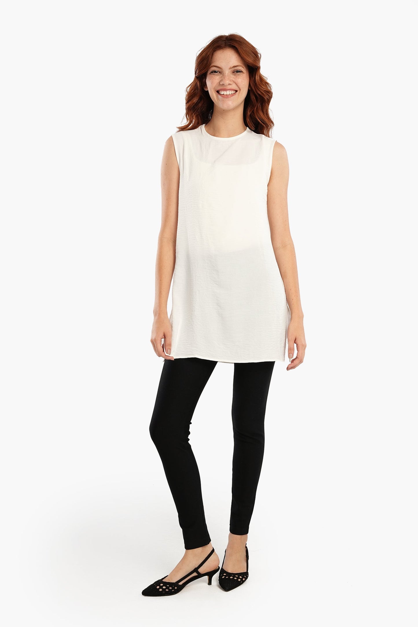 Lightweight Round Neck Blouse