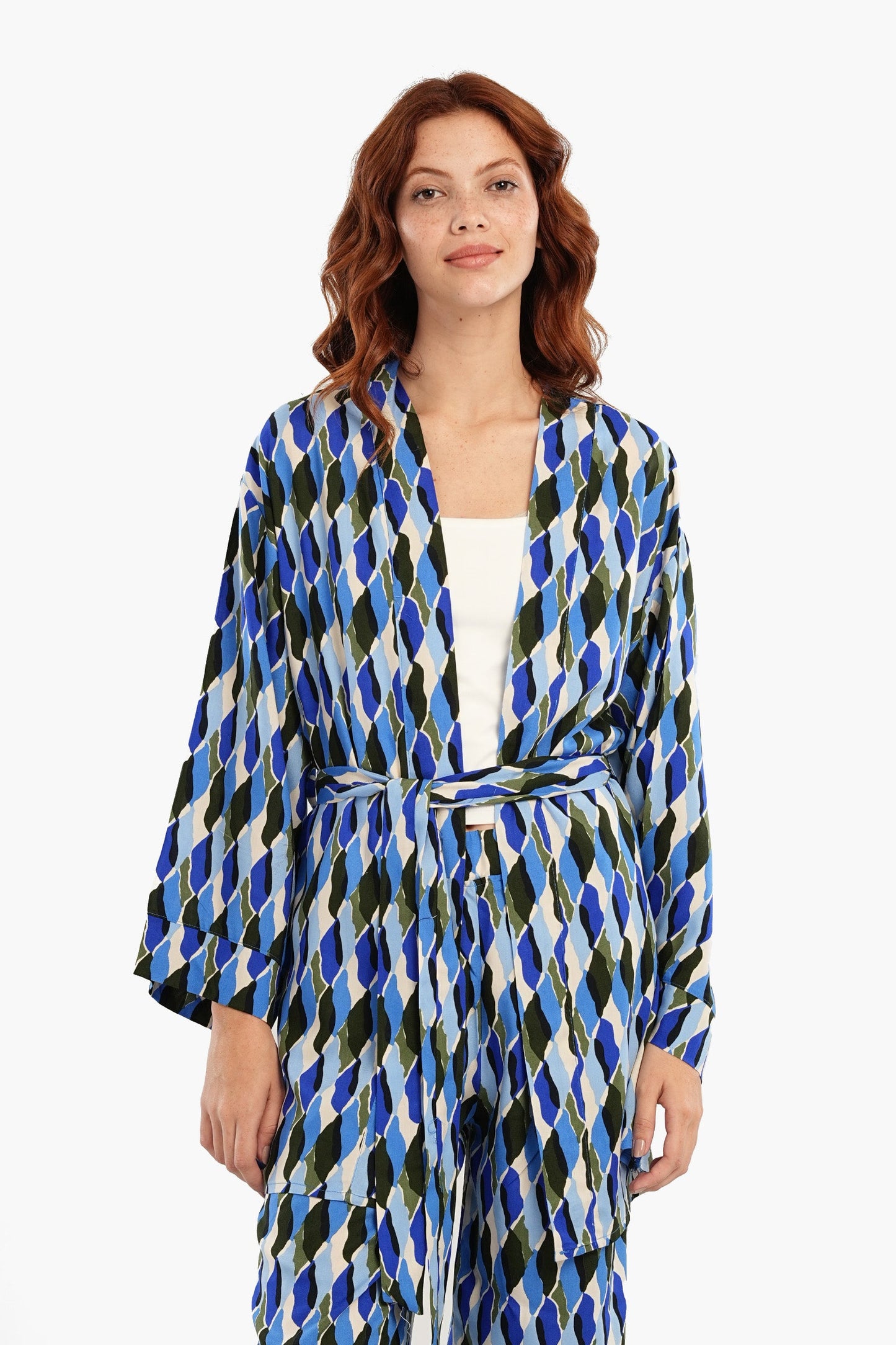 كيمونو ملون مريح