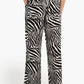 Self-Patterned Straight Leg Pyjama Pants