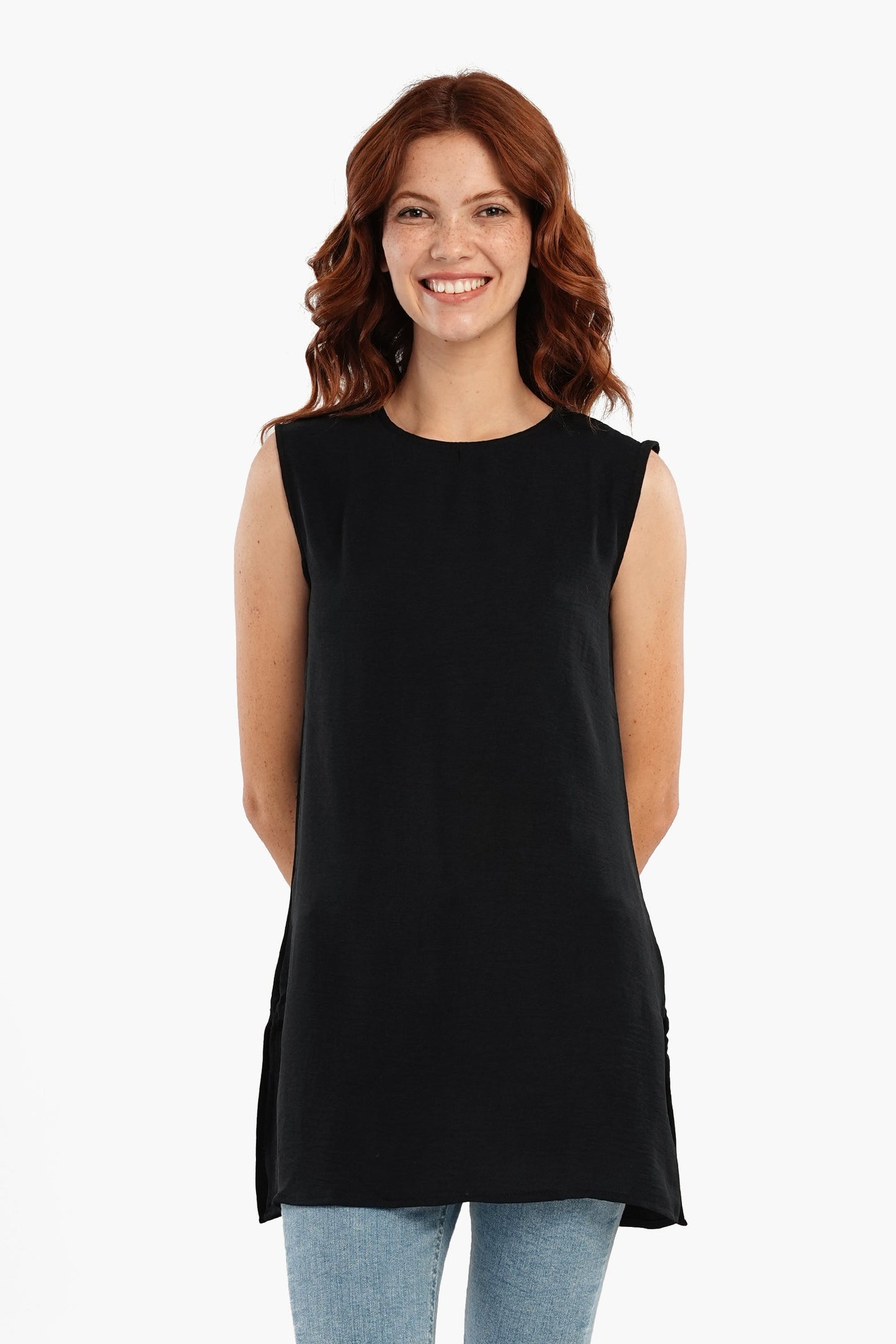 Lightweight Round Neck Blouse