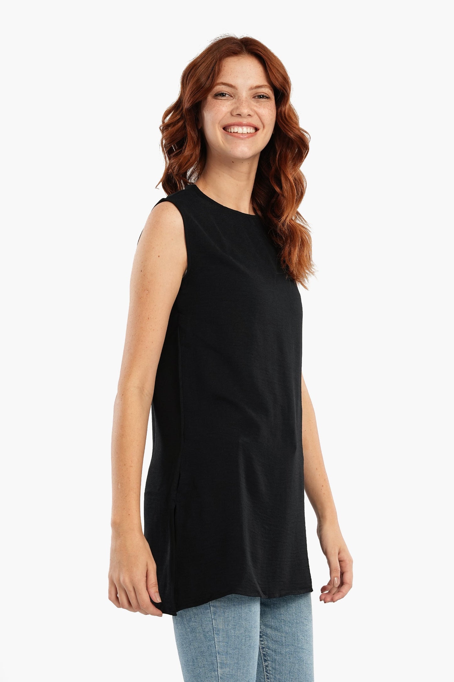 Lightweight Round Neck Blouse