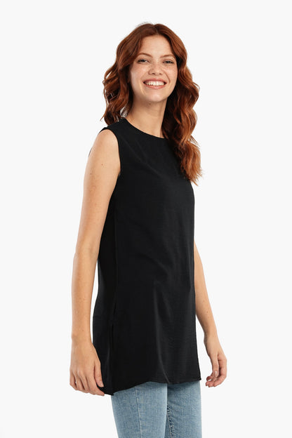 Lightweight Round Neck Blouse