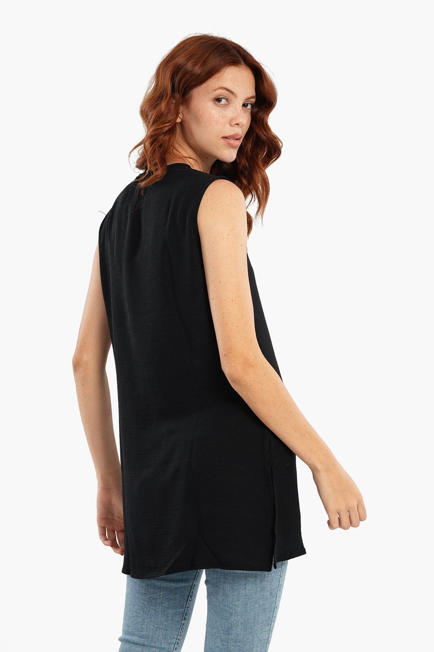 Lightweight Round Neck Blouse