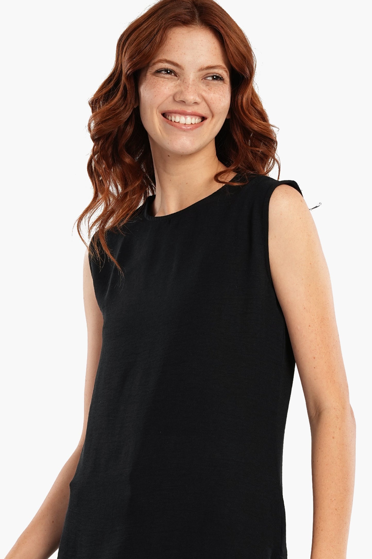 Lightweight Round Neck Blouse