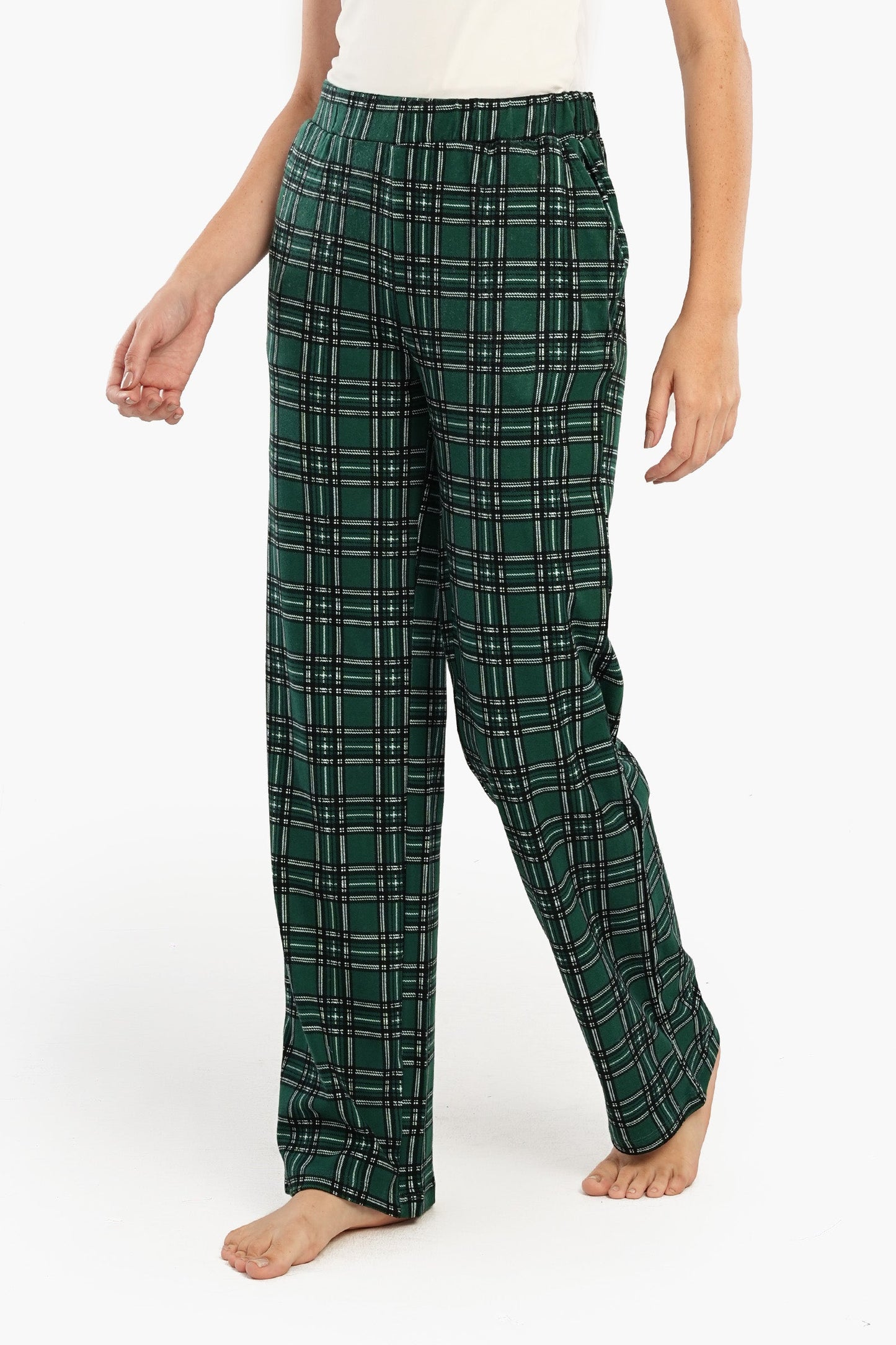 Checkered Straight Leg Pyjama Pants