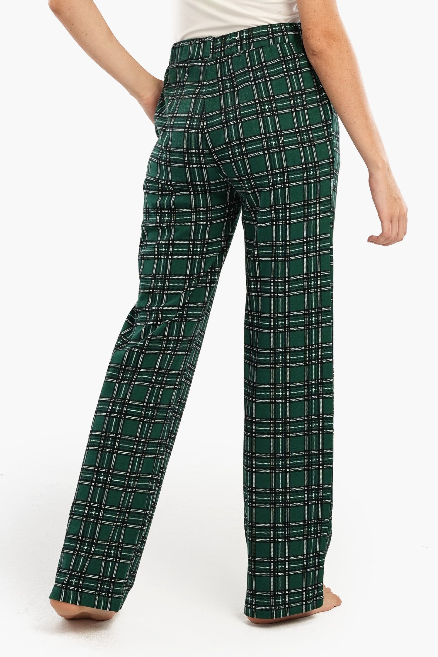 Checkered Straight Leg Pyjama Pants