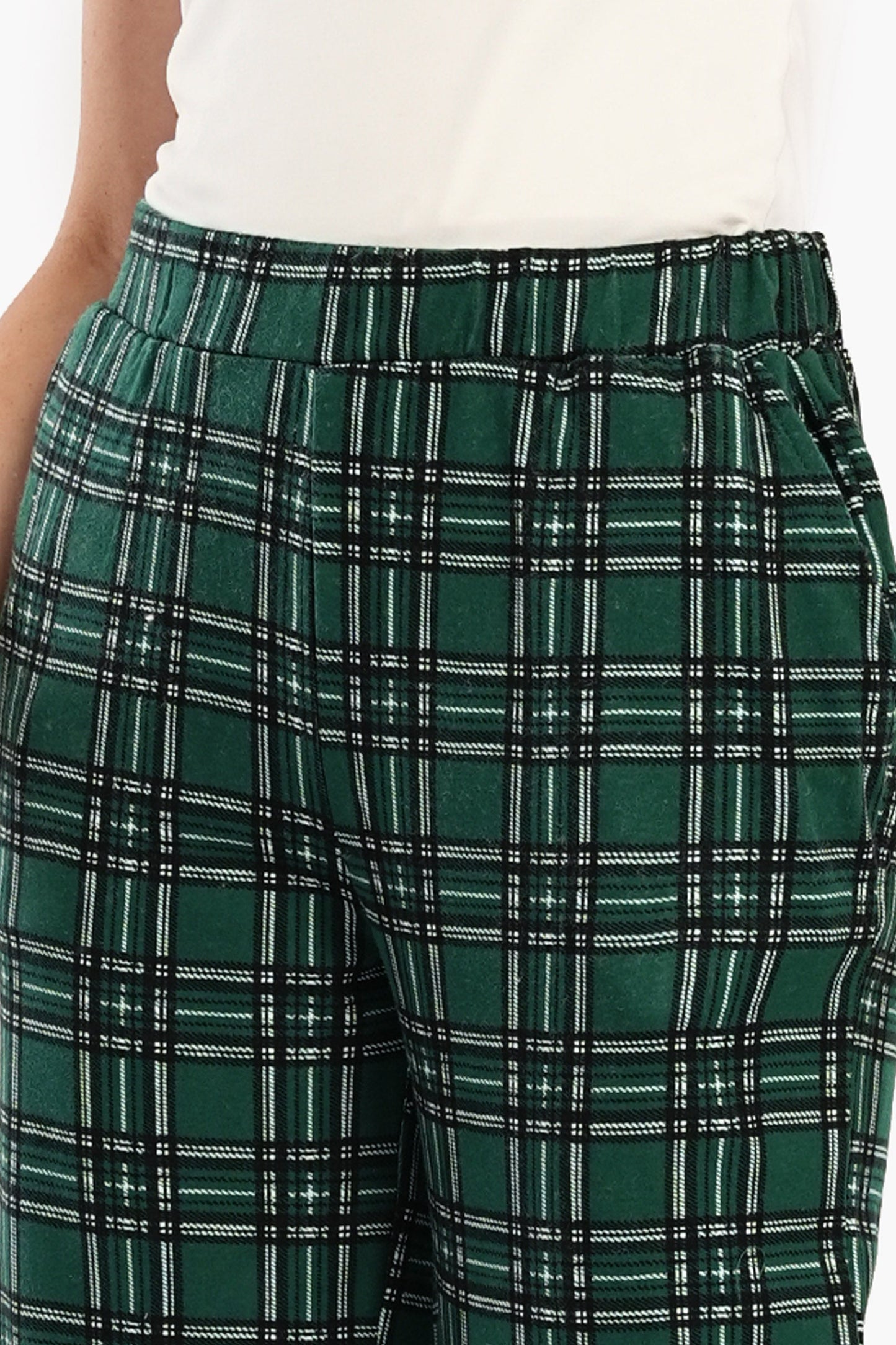 Checkered Straight Leg Pyjama Pants