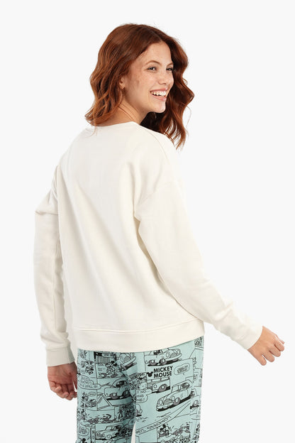 بيجامة بأكمام طويلة مطبوعة برسومات ديزني لاند