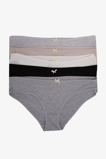 مجموعة من 5 سراويل بيكيني ملونة