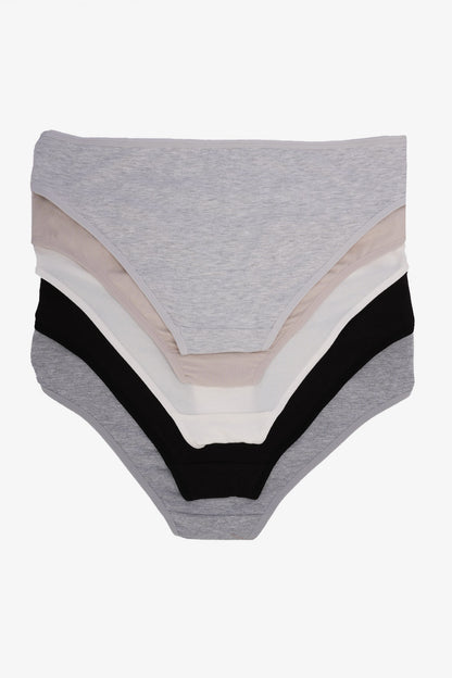 مجموعة من 5 سراويل بيكيني ملونة