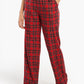 Checkered Straight Leg Pyjama Pants