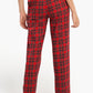 Checkered Straight Leg Pyjama Pants