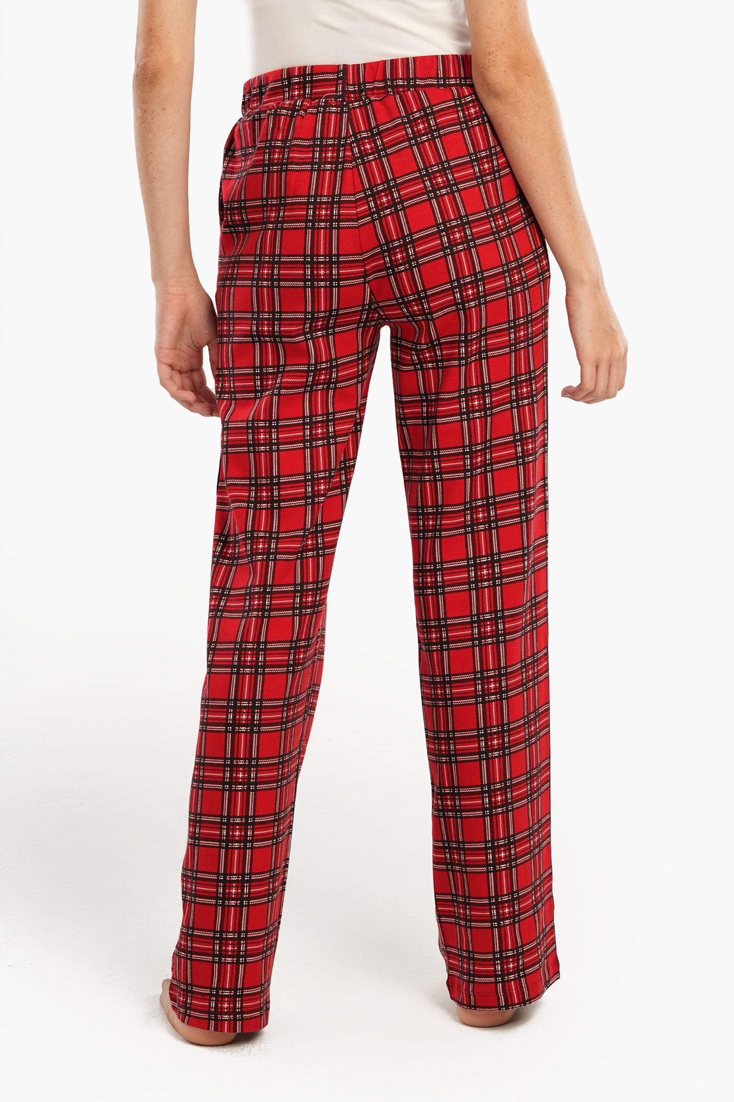 Checkered Straight Leg Pyjama Pants