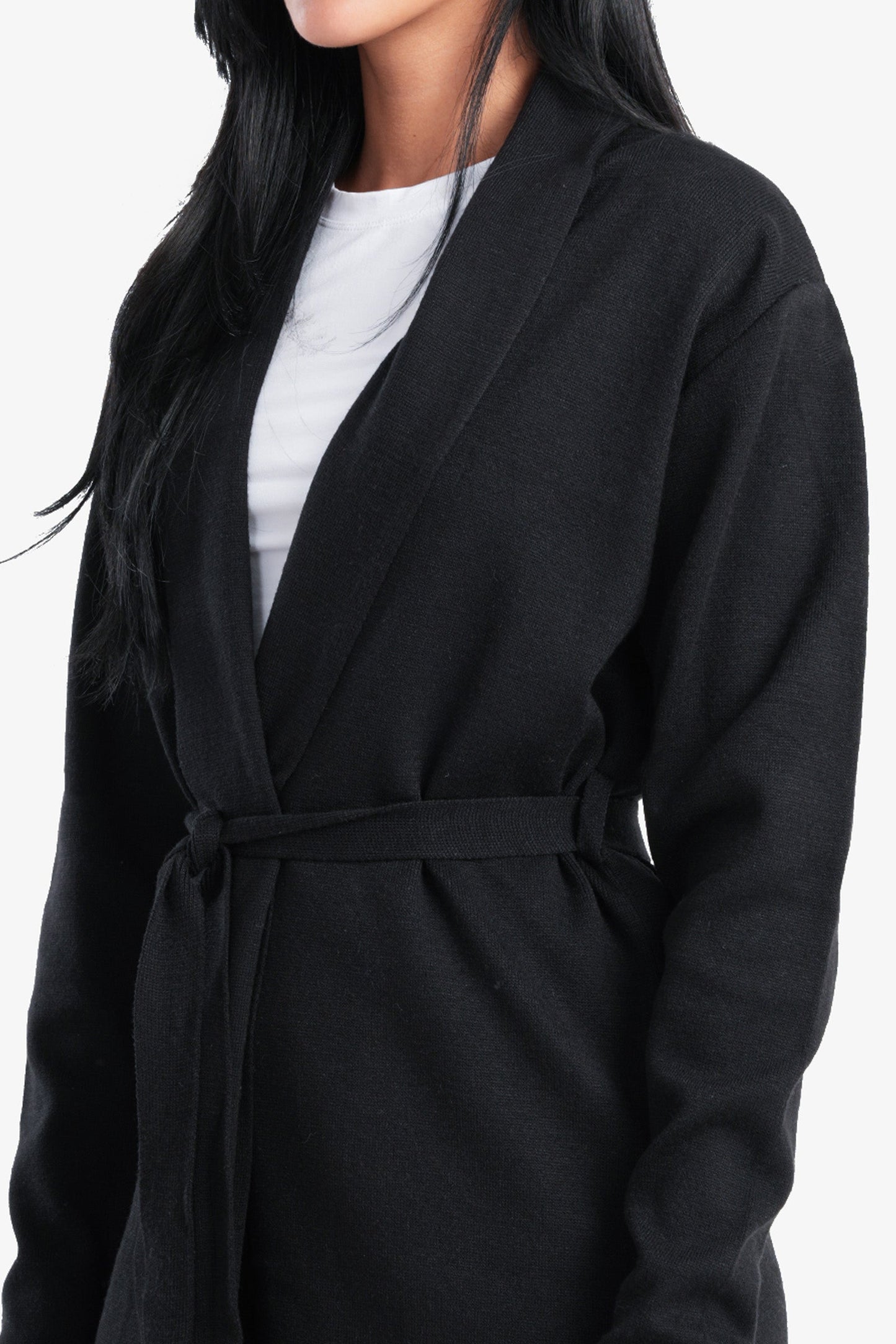 Carina Lounge Cardigan with Folded Collar