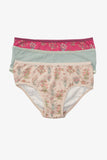 Carina Pack of 3 Colored Brief Panties