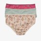 Carina Pack of 3 Colored Brief Panties