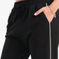 Carina Black Microfiber Lounge Pants